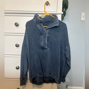 Aerie snap quarter zip